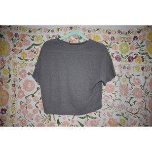 Grey Cropped Tee